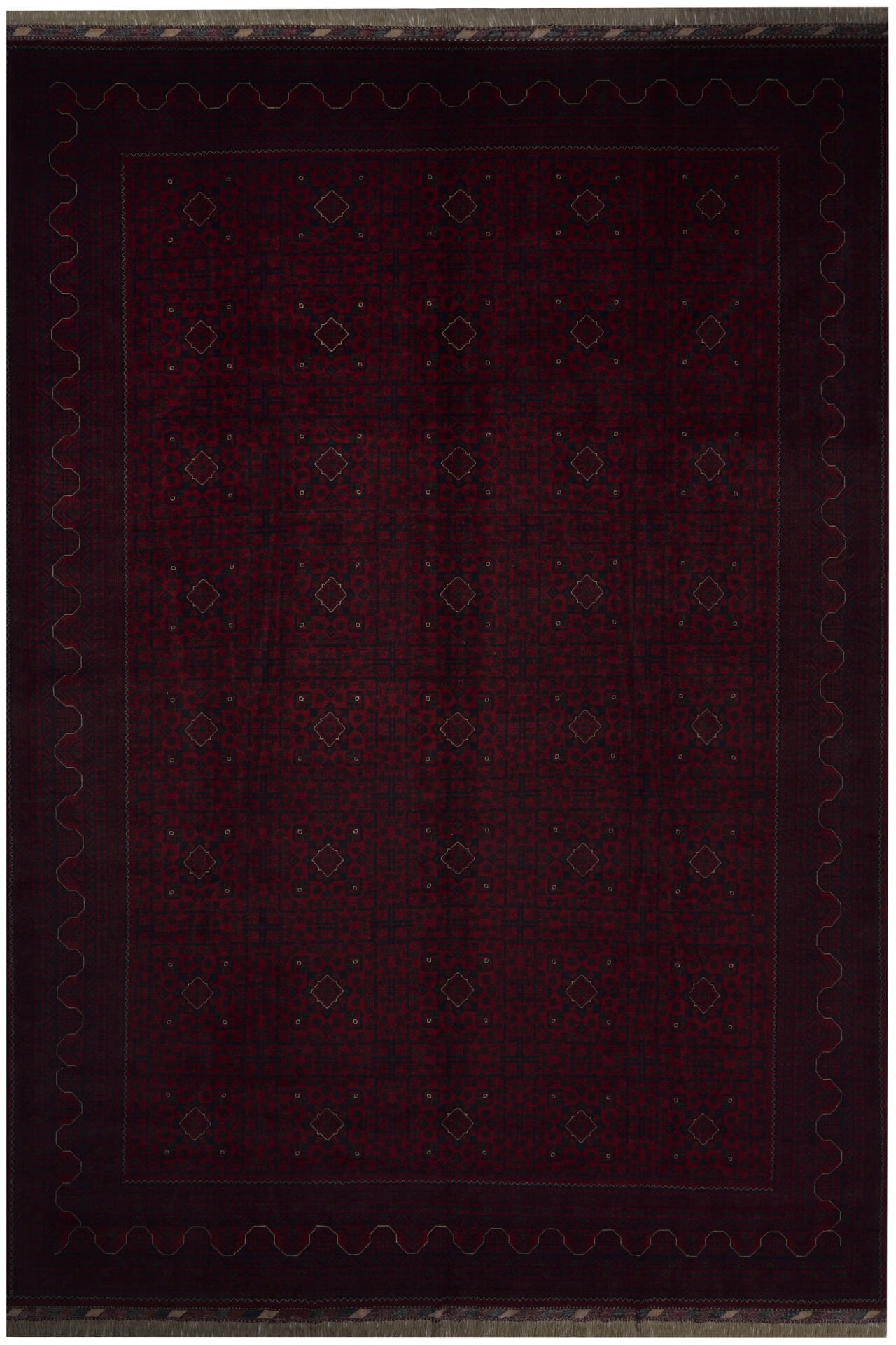 Afgan Khamyab El Dokuma Yün Halı