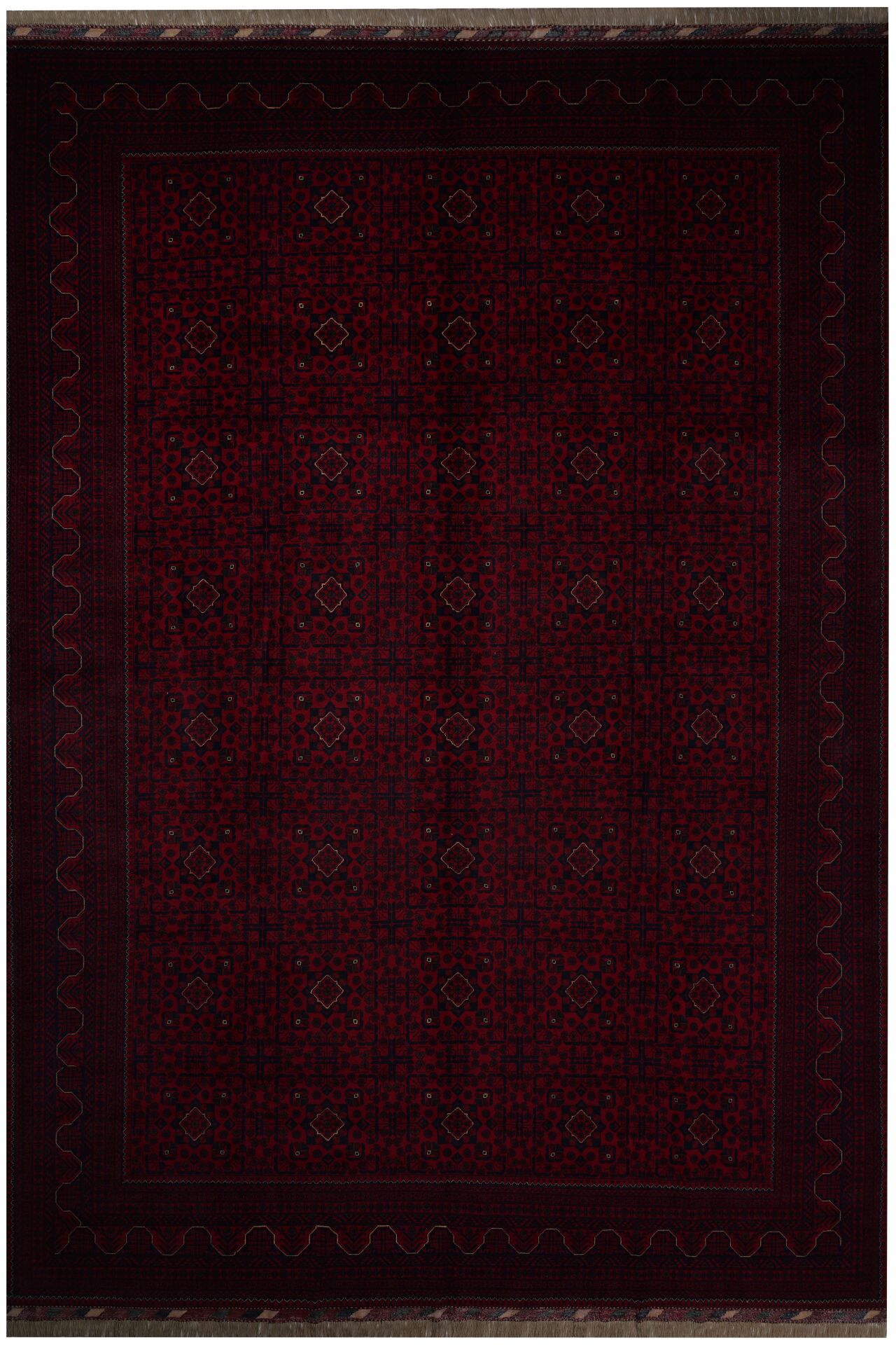 Afgan Khamyab El Dokuma Yün Halı