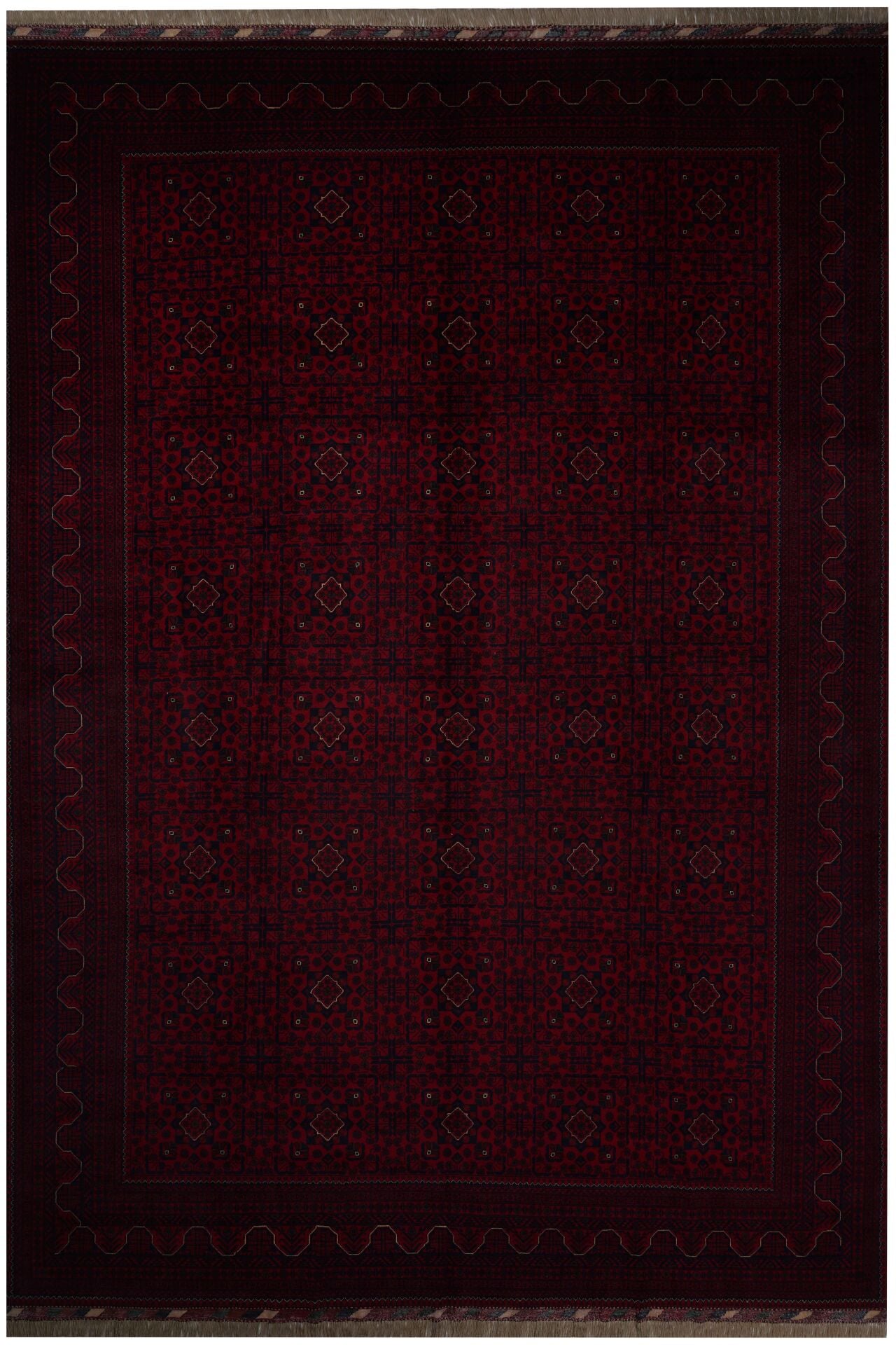 Afgan Khamyab El Dokuma Yün Halı