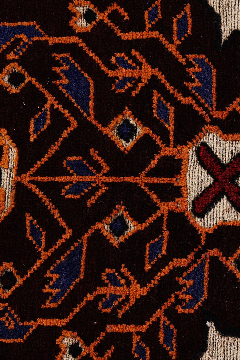 Afgan Berceste El Dokuma Yün Halı