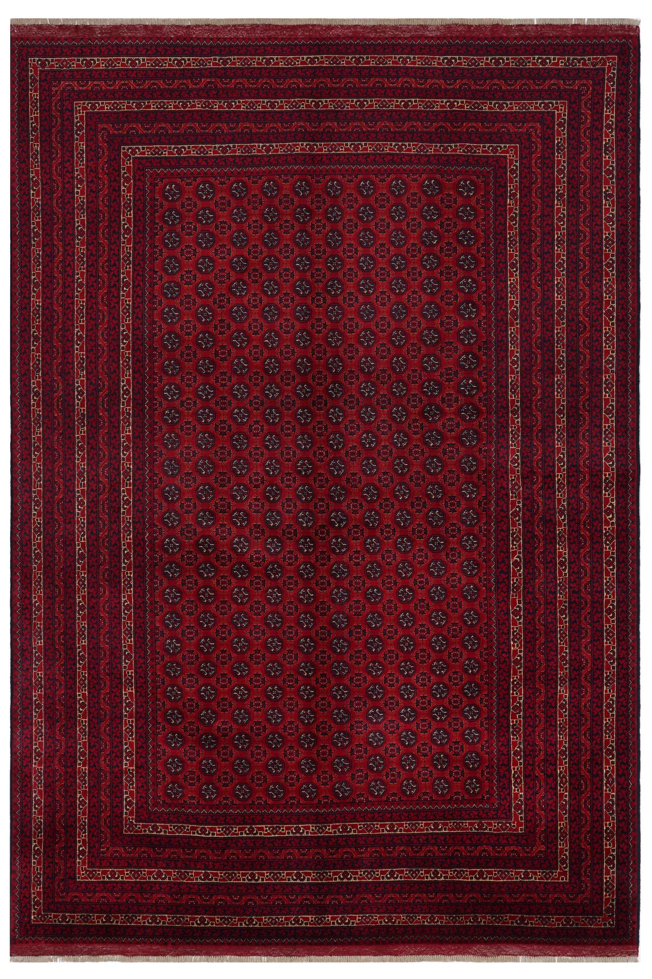 Afgan Hoca Roshnai El Dokuma Yün Halı