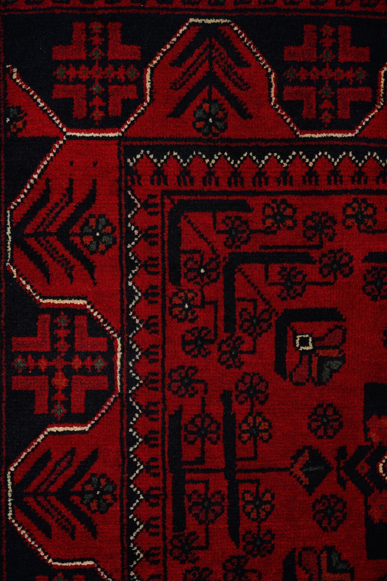 Afgan Khamyab El Dokuma Yün Halı