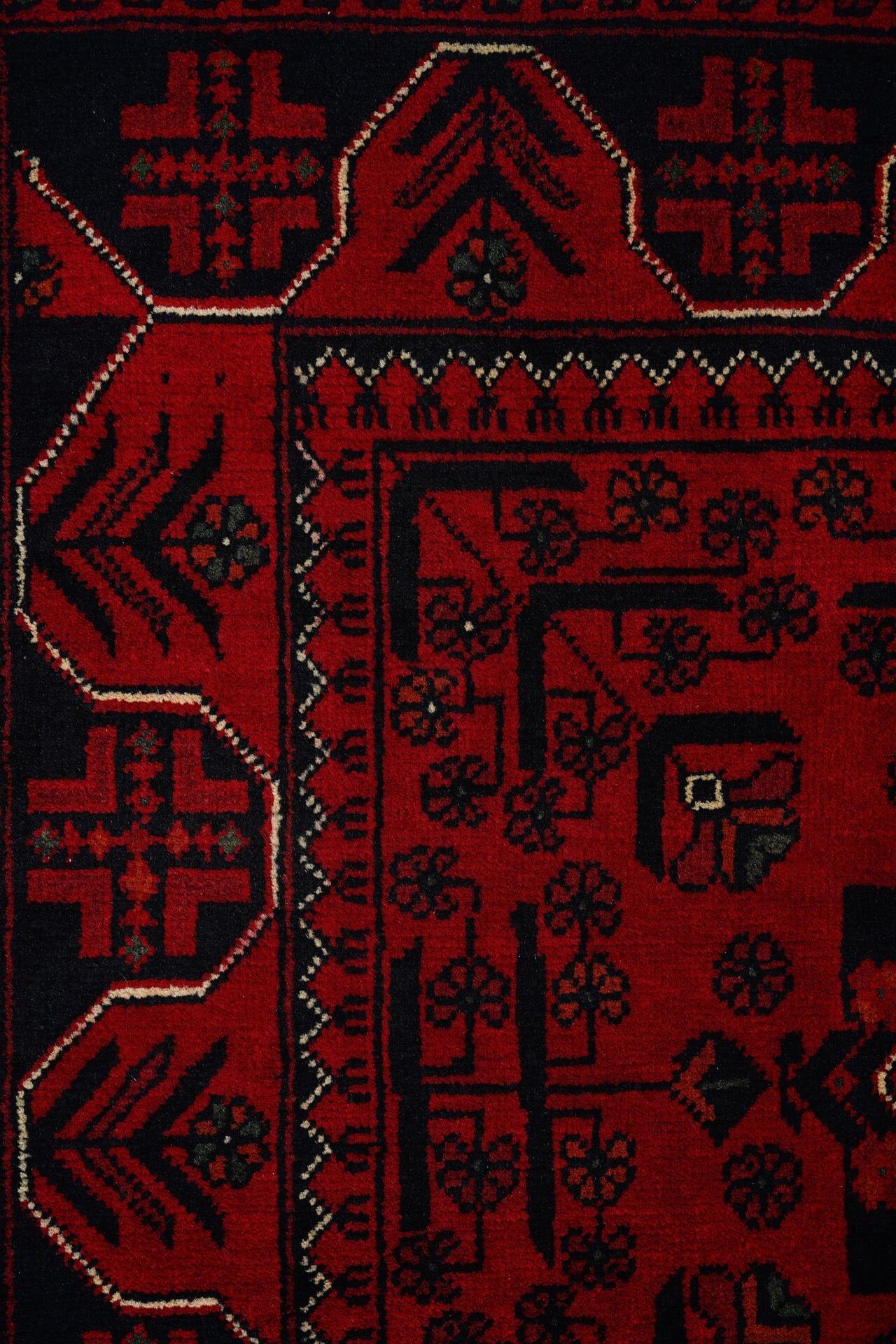 Afgan Khamyab El Dokuma Yün Halı