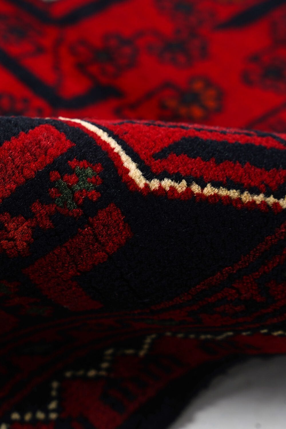 Afgan Khamyab El Dokuma Yün Halı