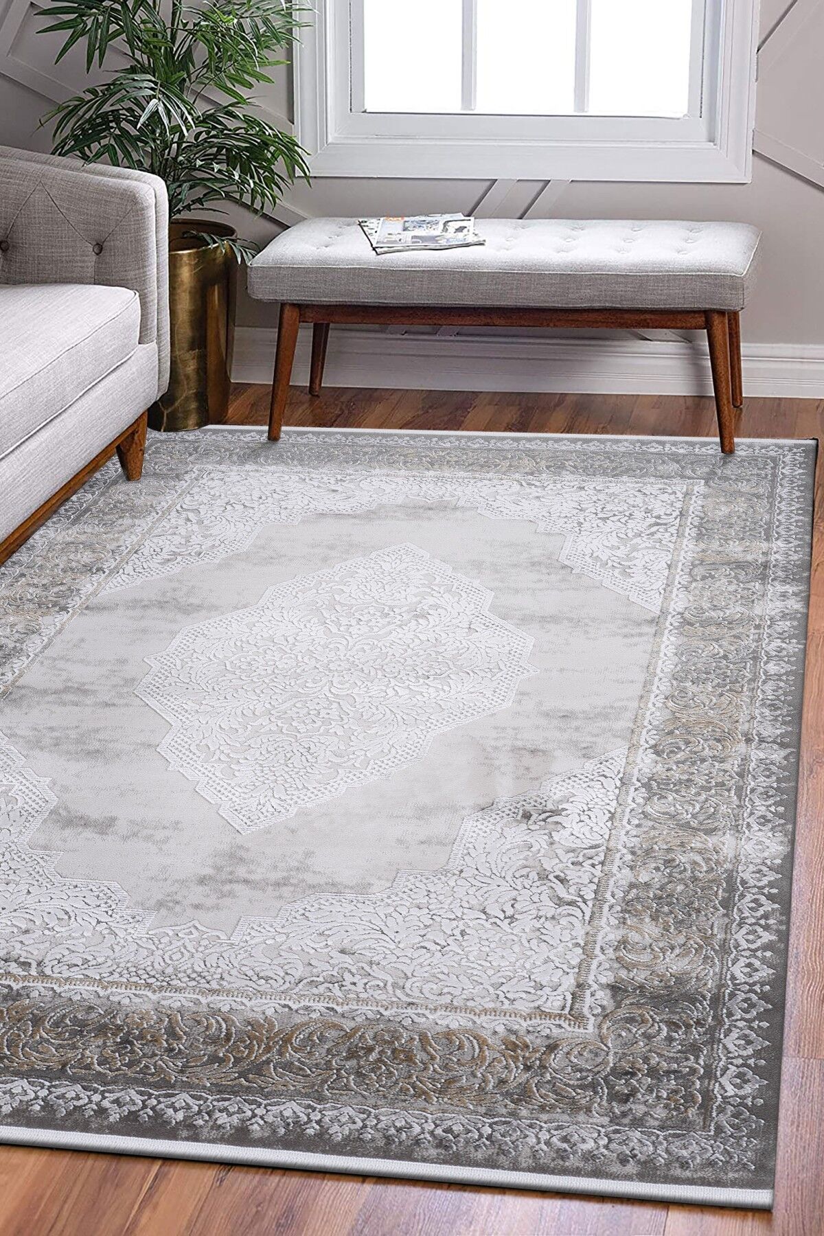 Atlas Veranda Ve07A Modern Makine Halısı
