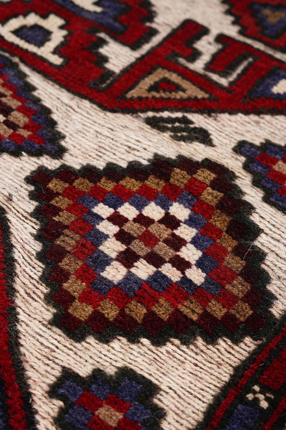 Afgan Berceste El Dokuma Yün Halı