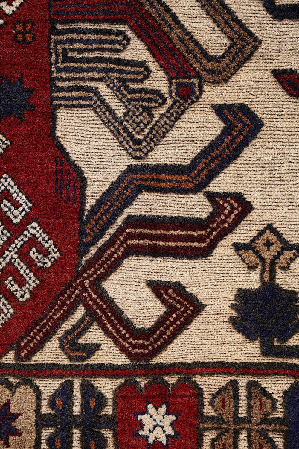 Afgan Berceste El Dokuma Yün Halı