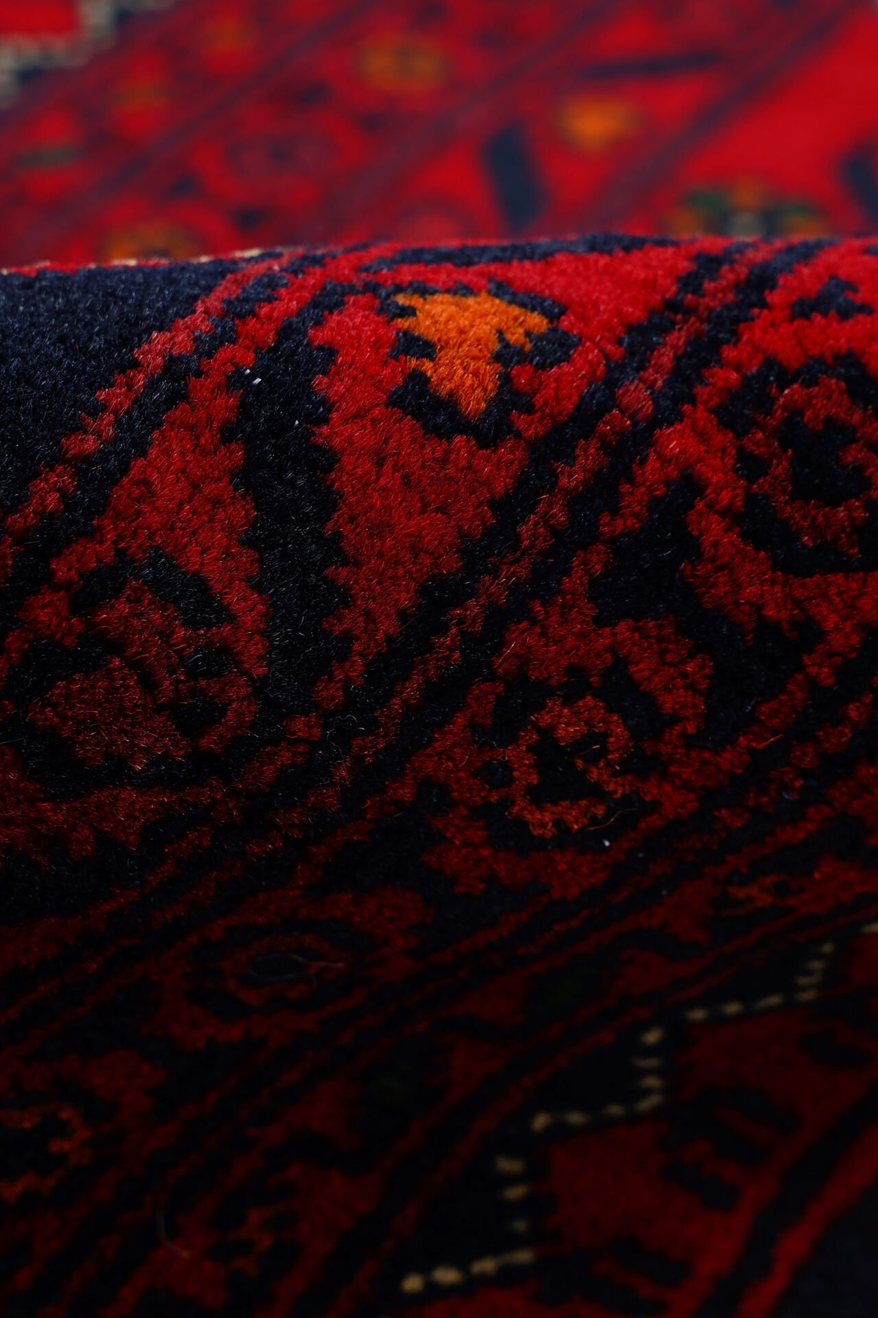 Afgan Khamyab El Dokuma Yün Halı