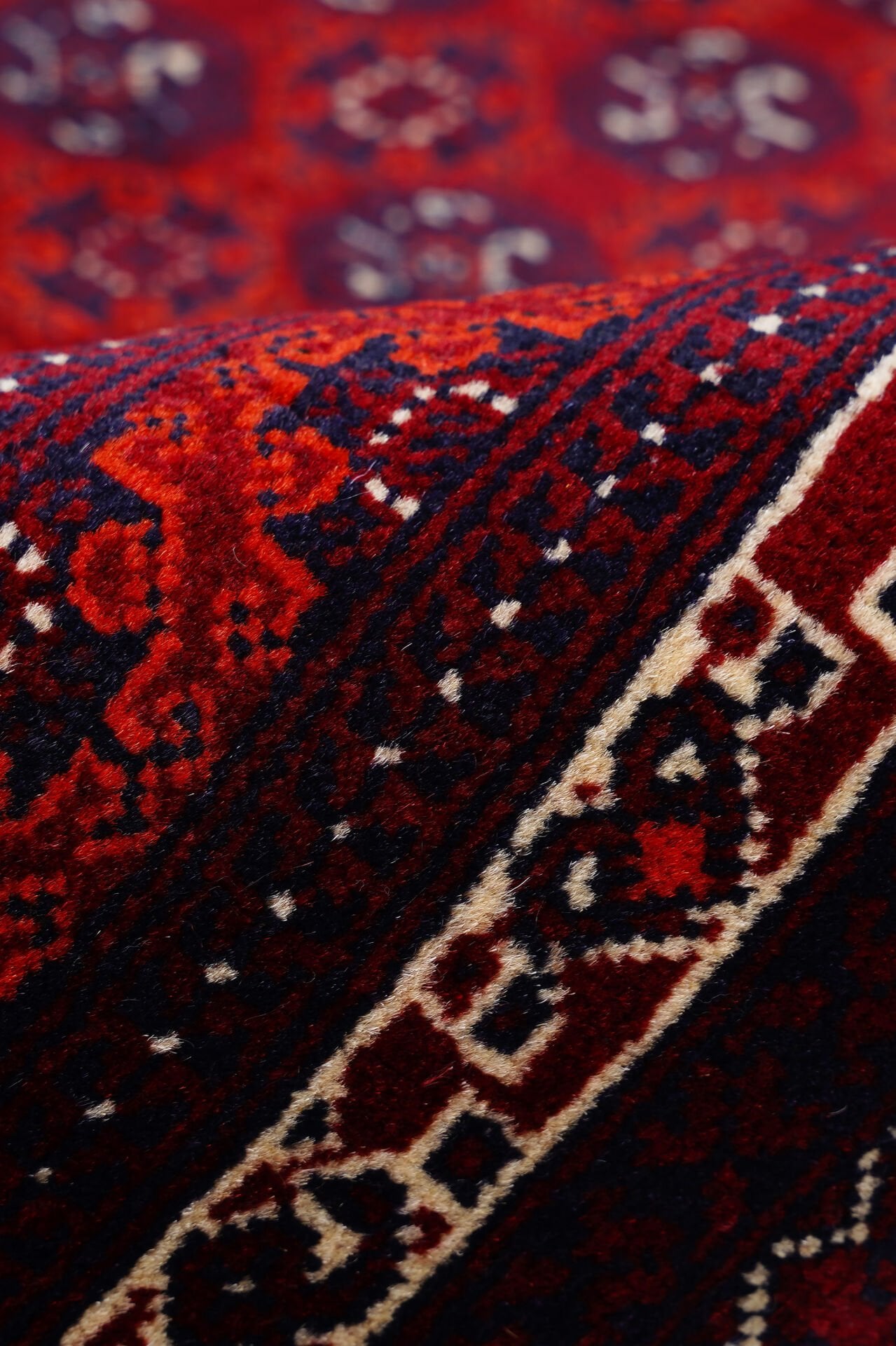 Afgan Hoca Roshnai El Dokuma Yün Halı