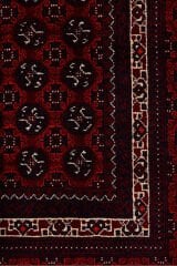 Afgan Hoca Roshnai El Dokuma Yün Halı Kırmızı - 148x194