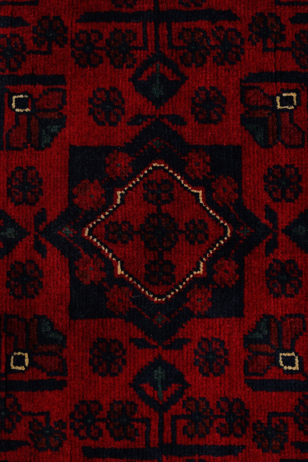 Afgan Khamyab El Dokuma Yün Halı