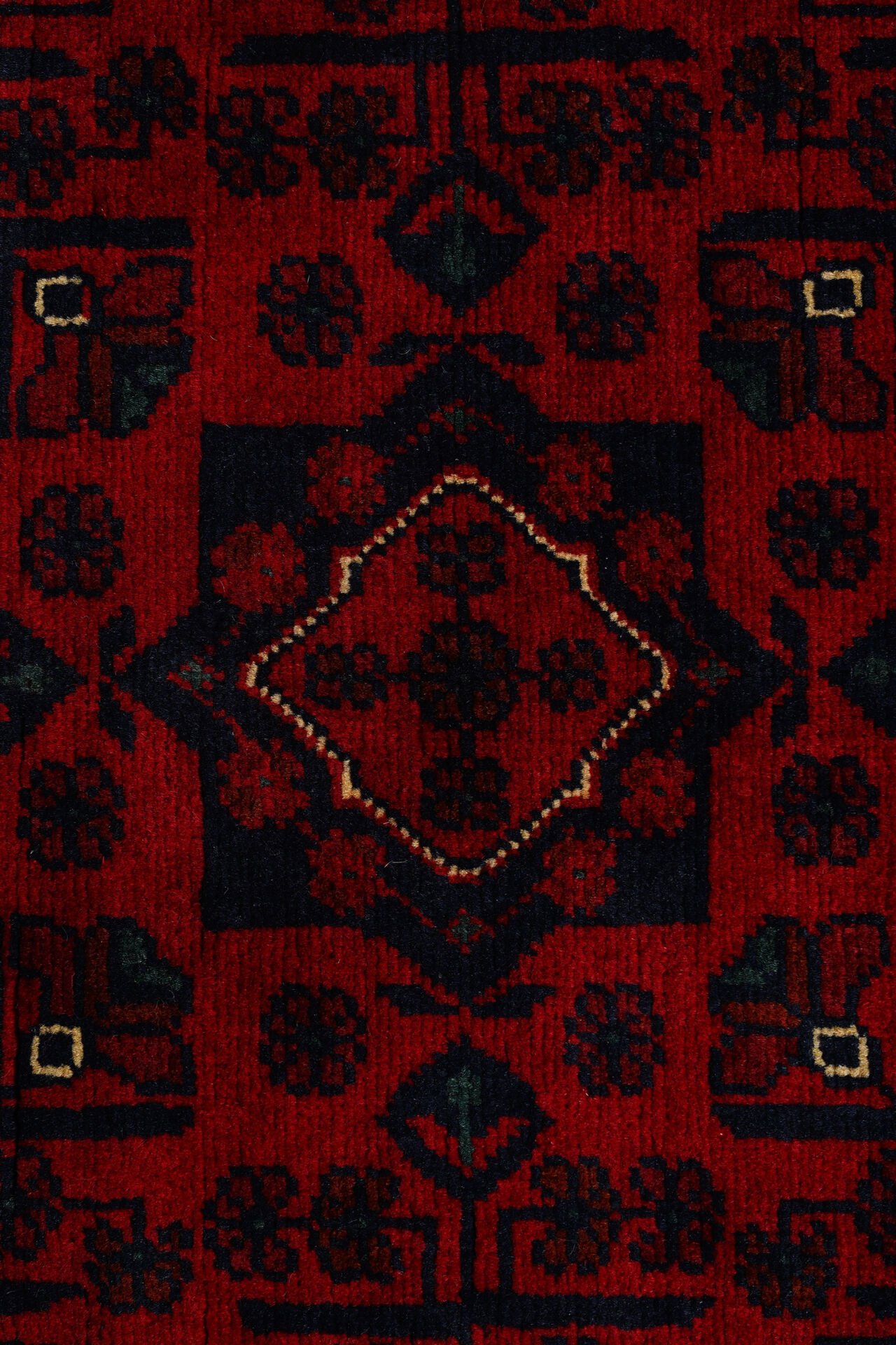 Afgan Khamyab El Dokuma Yün Halı