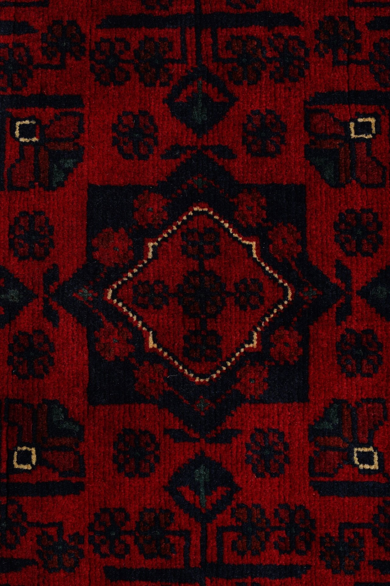 Afgan Khamyab El Dokuma Yün Halı