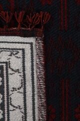 Orient 2 Afgan Desenli Kırmızı Klasik Yıkanabilir Pamuklu Kilim