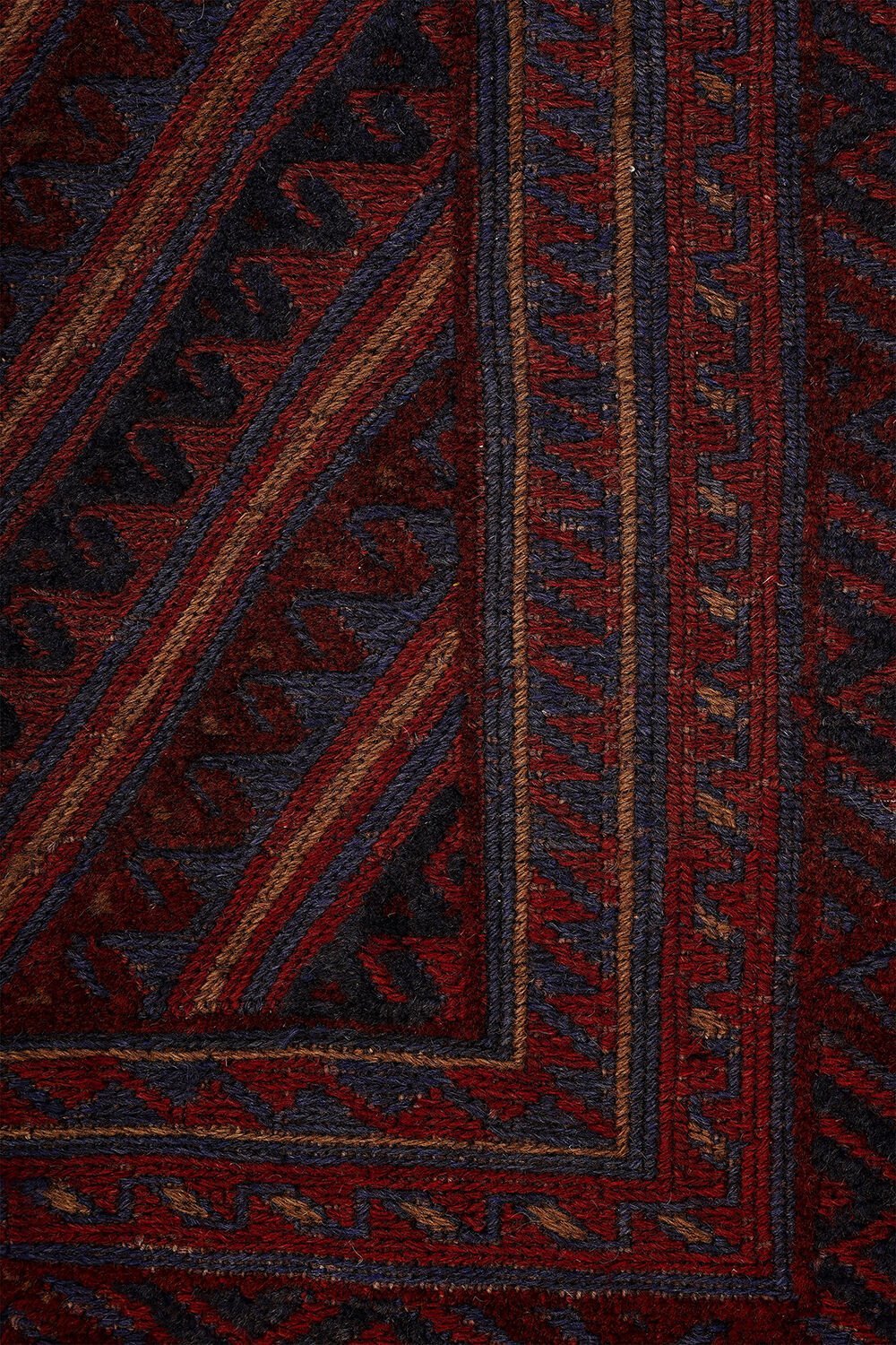 Afgan Berceste El Dokuma Yün Halı