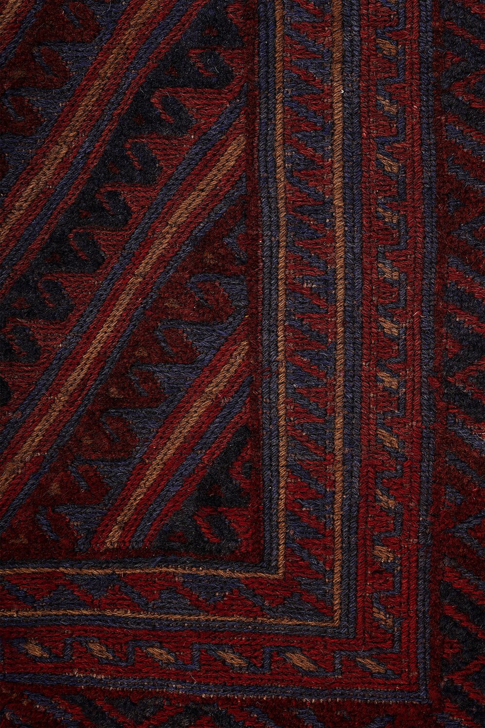 Afgan Berceste El Dokuma Yün Halı