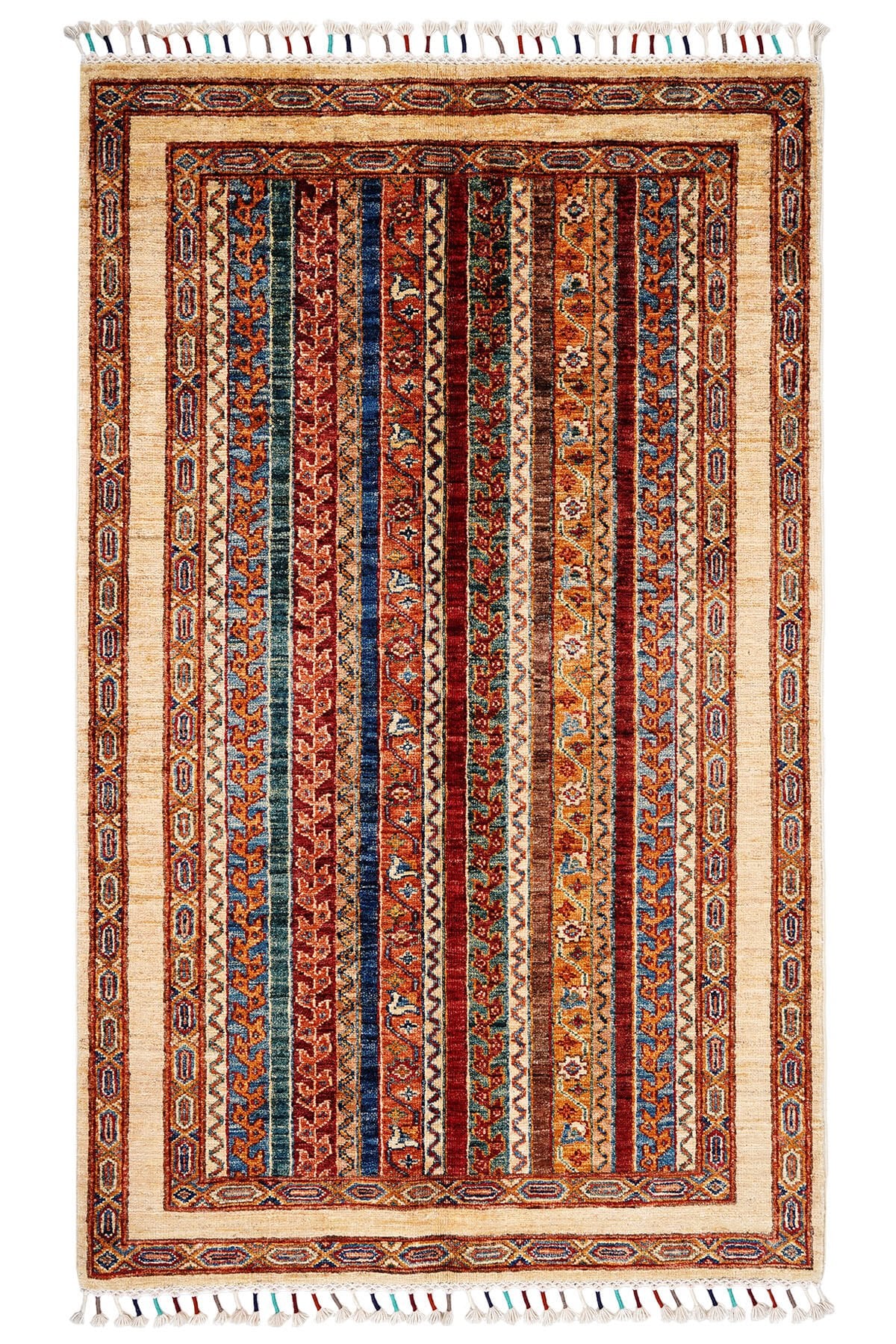 SHB Afgan Orjin El Dokuma Yün Halı