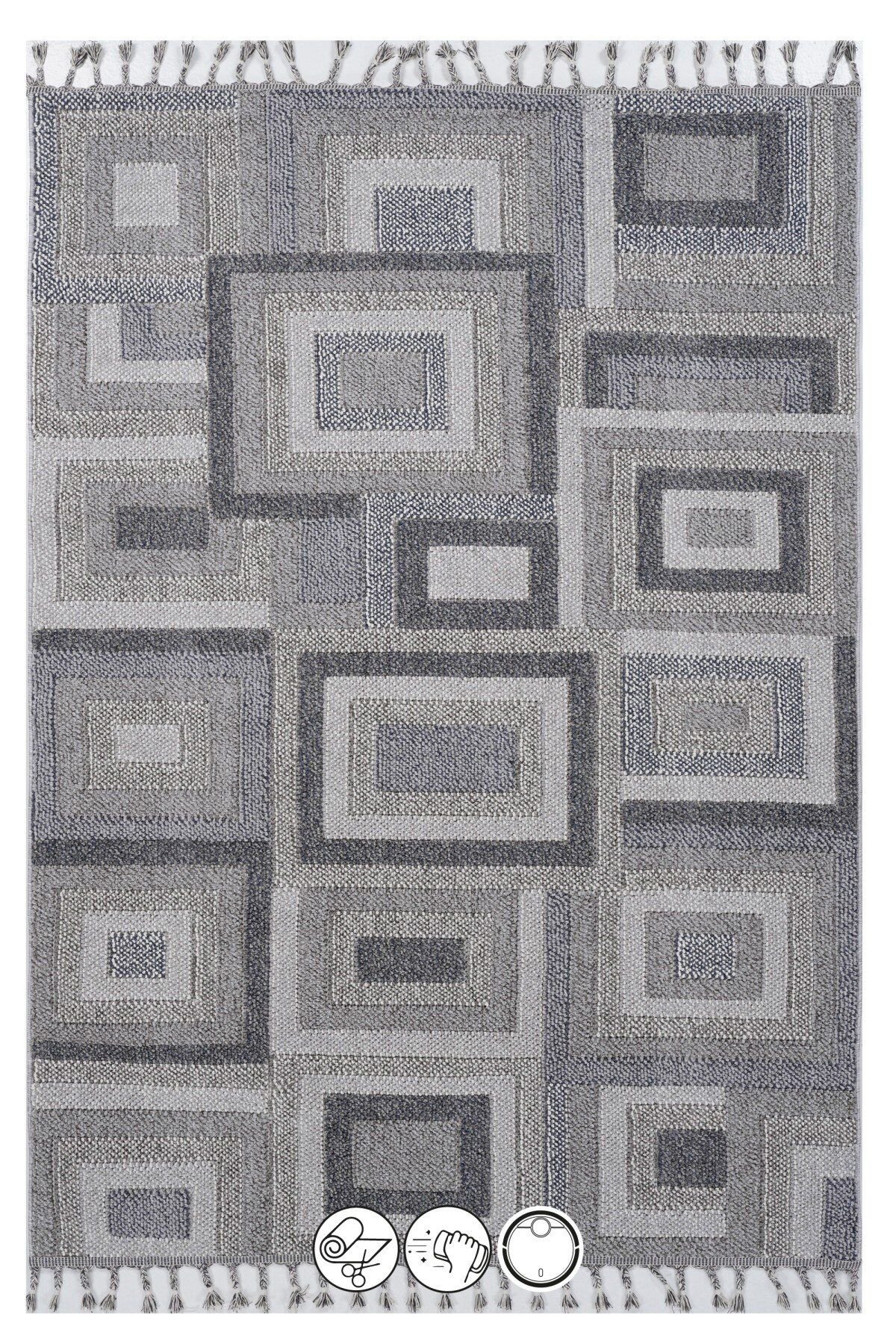 Enti Bukle 1404 Modern Makine Halısı