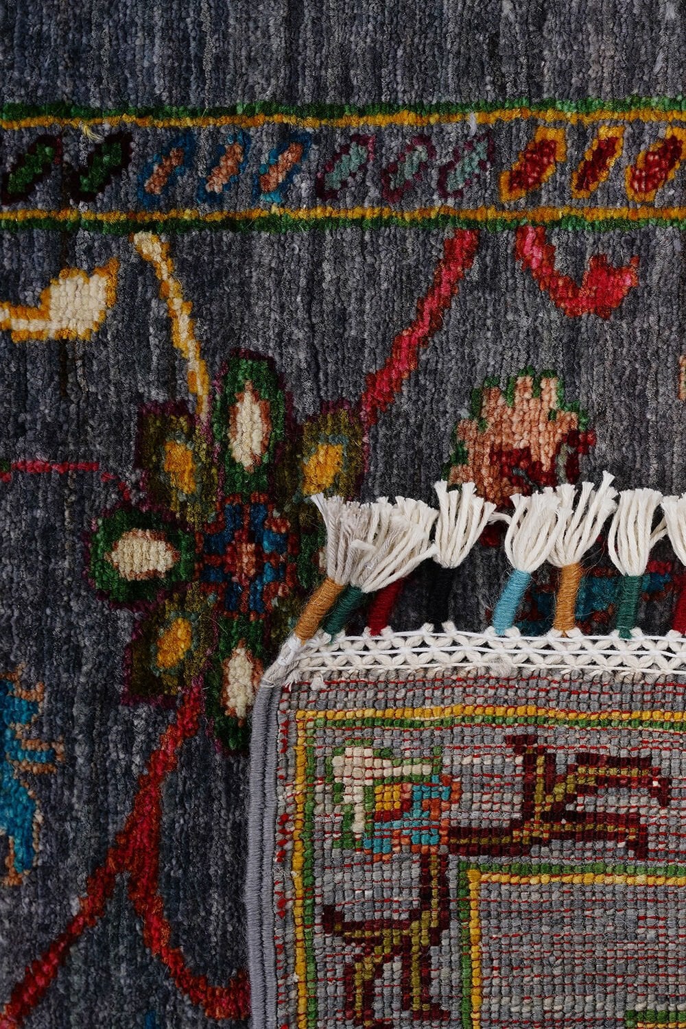RHMN Afgan Orjin El Dokuma Yün Halı