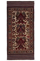 Afgan Berceste El Dokuma Yün Halı