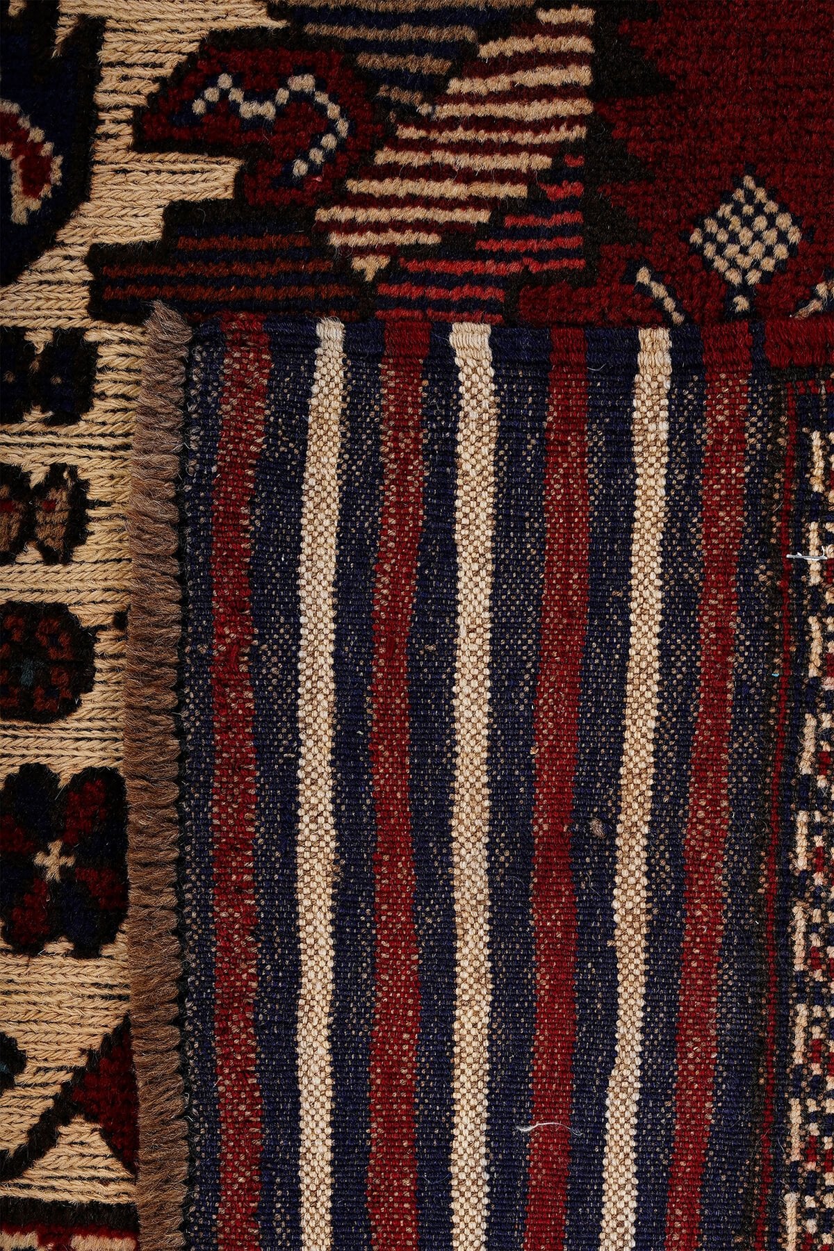 Afgan Berceste El Dokuma Yün Halı