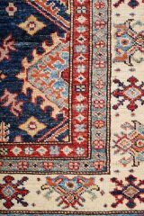 Afgan Şirvan El Dokuma Yün Halı Renkli - 106x142