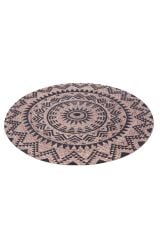 Baskı Jüt Trq044 Dekoratif Makine Halısı