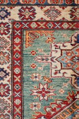 Afgan Şirvan El Dokuma Yün Halı Renkli - 83x109