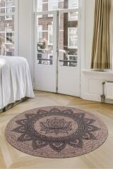 Baskı Jüt Trq050 Modern Makine Halısı