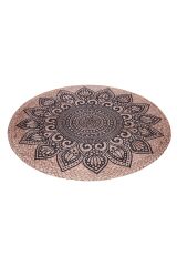 Baskı Jüt Trq054 Dekoratif Makine Halısı