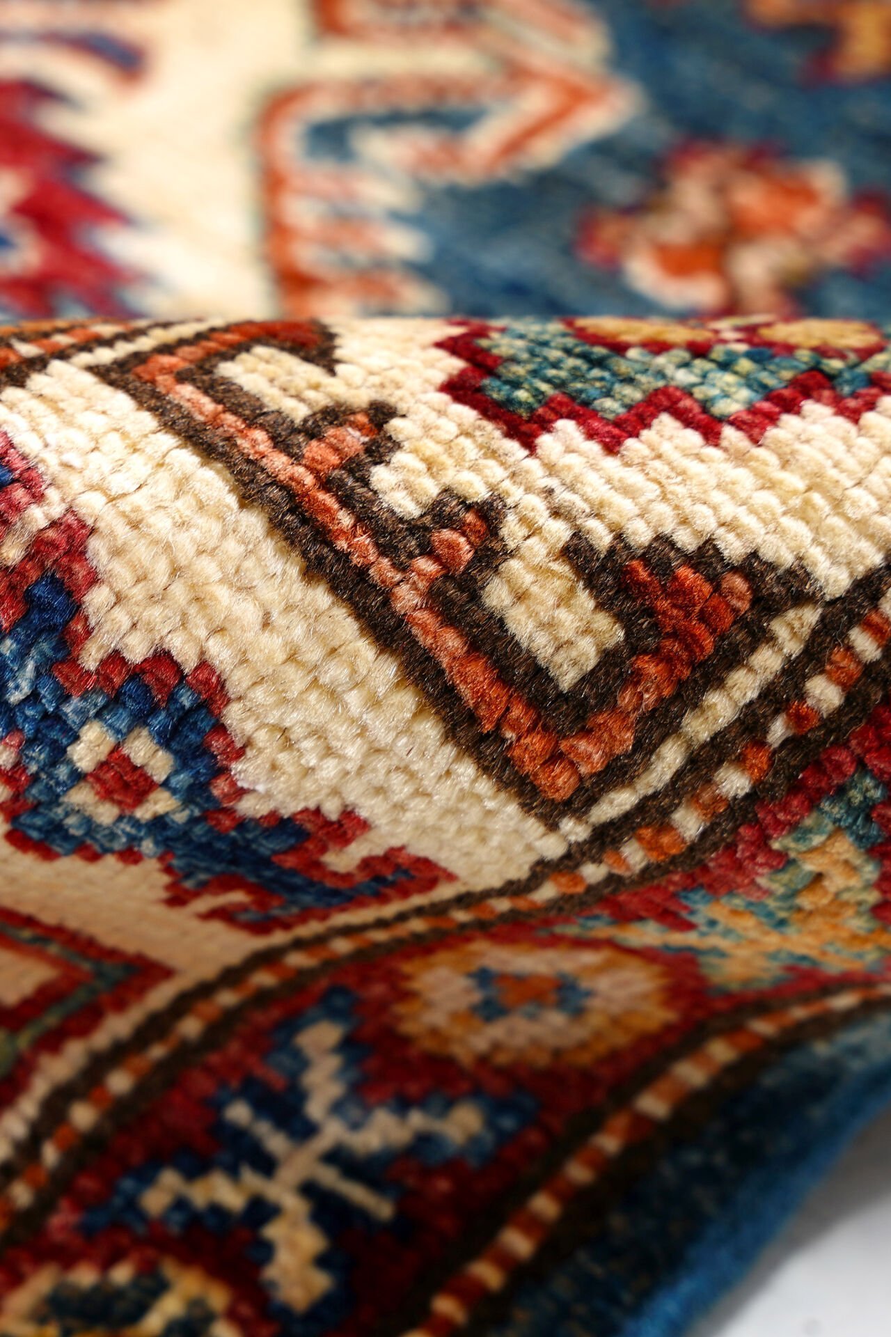 Afgan Şirvan El Dokuma Yün Halı