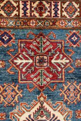 Afgan Şirvan El Dokuma Yün Halı Renkli - 78x128