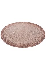 Baskı Jüt Trq067 Dekoratif Makine Halısı