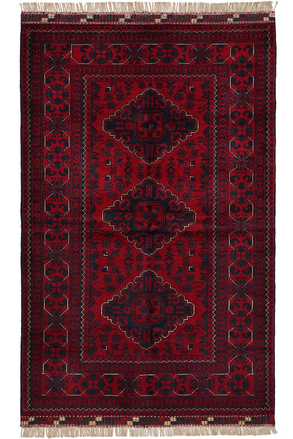 Afgan Khamyab El Dokuma Yün Halı