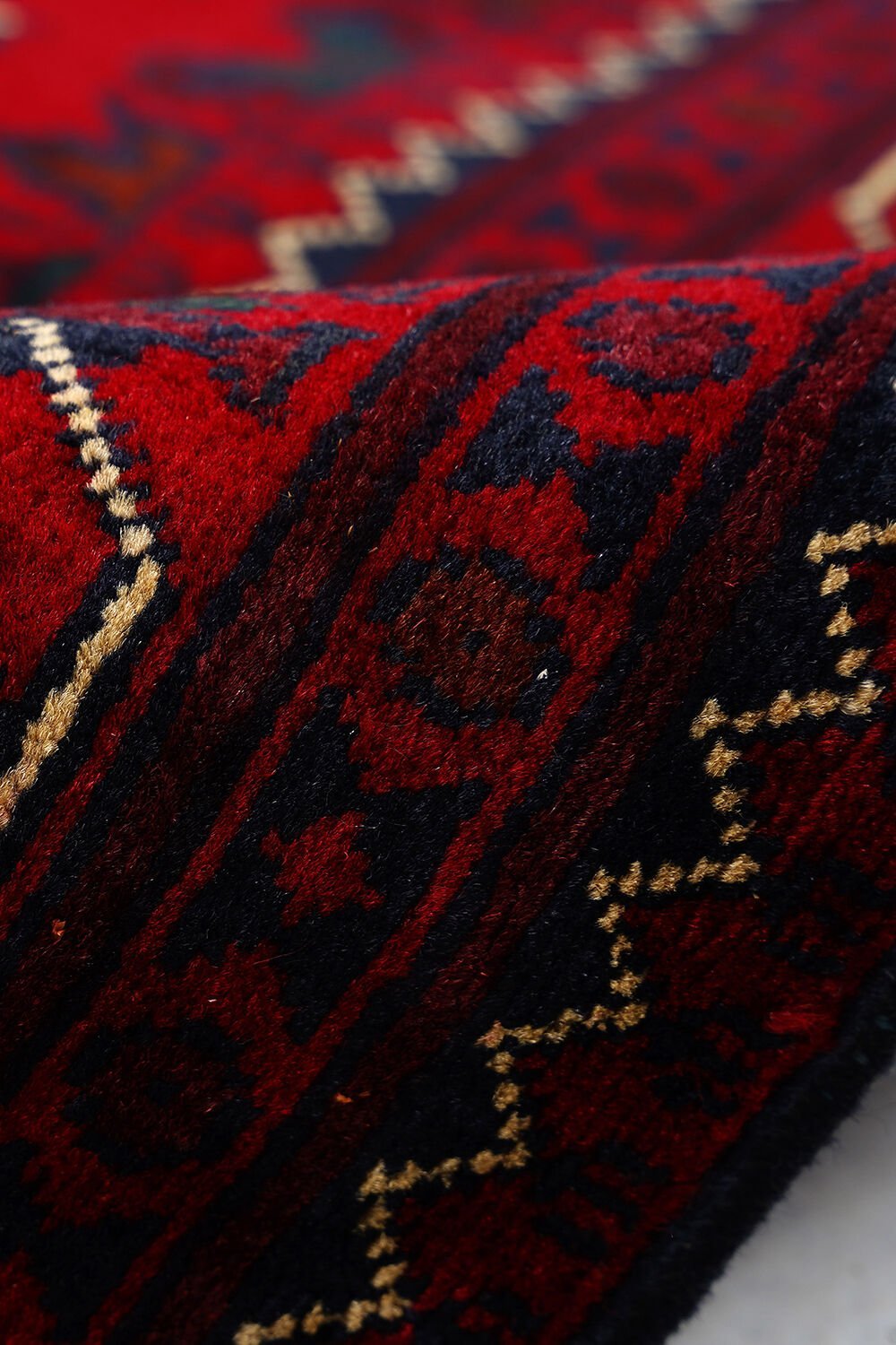 Afgan Khamyab El Dokuma Yün Halı