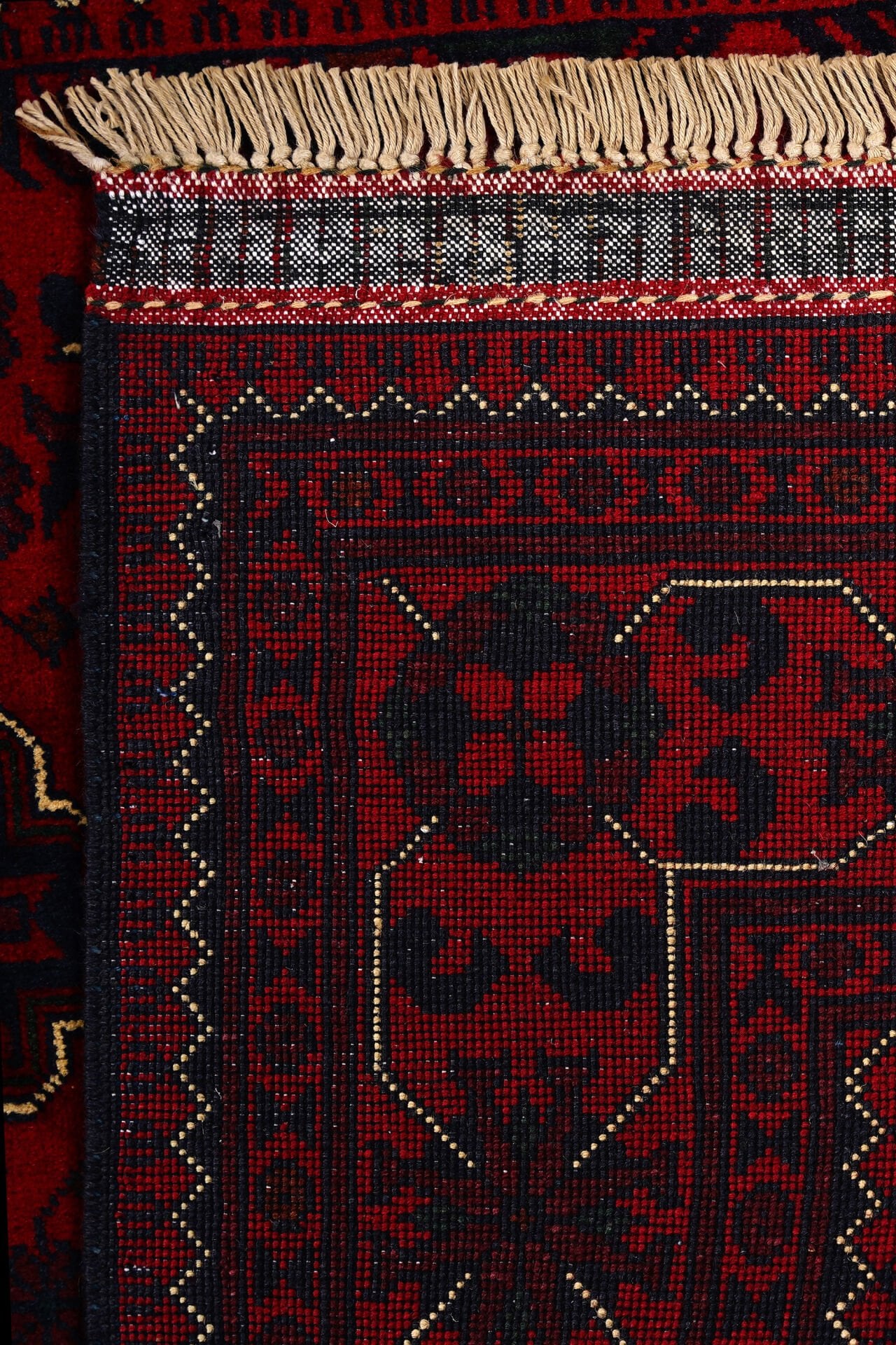 Afgan Khamyab El Dokuma Yün Halı