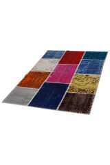 Patchwork 3707 Modern El Dokuma Halı