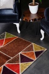 Patchwork 3708 Renkli Modern El Dokuma Halı