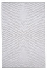 Dilek Serra 0703A Salon Halısı Optik / Açık Gri - 80x300