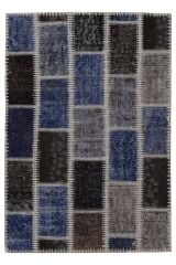Patchwork Ptch 02 Renkli Modern El Dokuma Halı