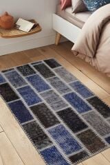 Patchwork Ptch 02 Renkli Modern El Dokuma Halı