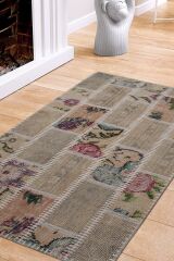 Patchwork Ptch 05 Renkli Modern El Dokuma Halı