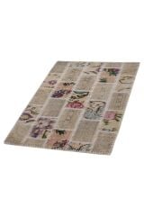 Patchwork Ptch 05 Renkli Modern El Dokuma Halı