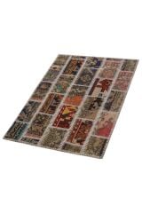 Patchwork Ptch 09 Renkli Modern El Dokuma Halı
