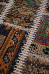 Patchwork Ptch 09 Renkli Modern El Dokuma Halı