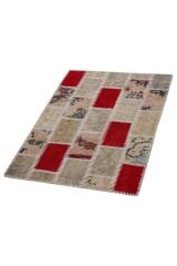 Patchwork Ptch 10 Renkli Modern El Dokuma Halı