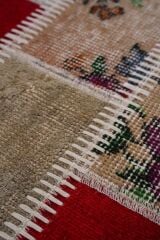Patchwork Ptch 10 Renkli Modern El Dokuma Halı