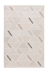 Bonn 8805 Krem Geometrik Salon Halısı Kesme Halı