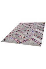 Patchwork Renkli Modern El Dokuma Halı