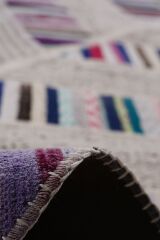 Patchwork Renkli Modern El Dokuma Halı